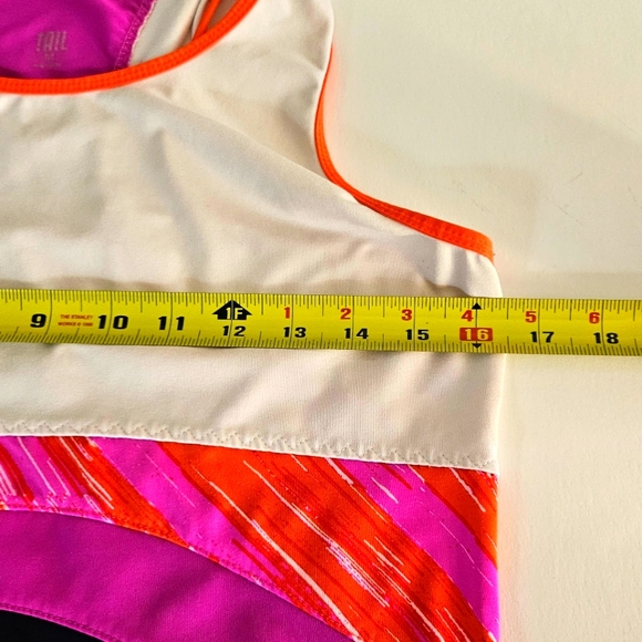 Tail Medium Tennis/Pickleball Sleeveless Women's Racerback Top Pink Navy… - Picture 5 of 9